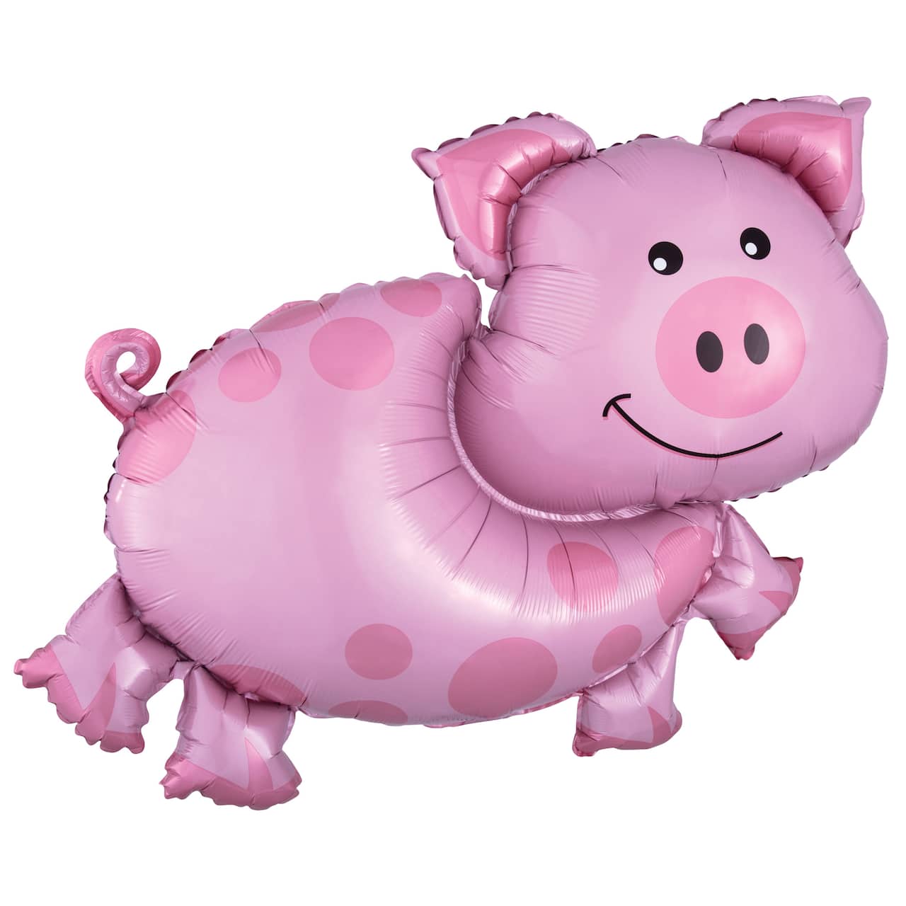 SuperShape™ 35" x 25" Pink Pig Shaped Foil Balloon